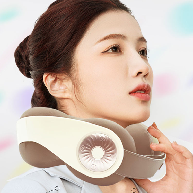 Draagbare u -vormige shiatsu kneading nek massager